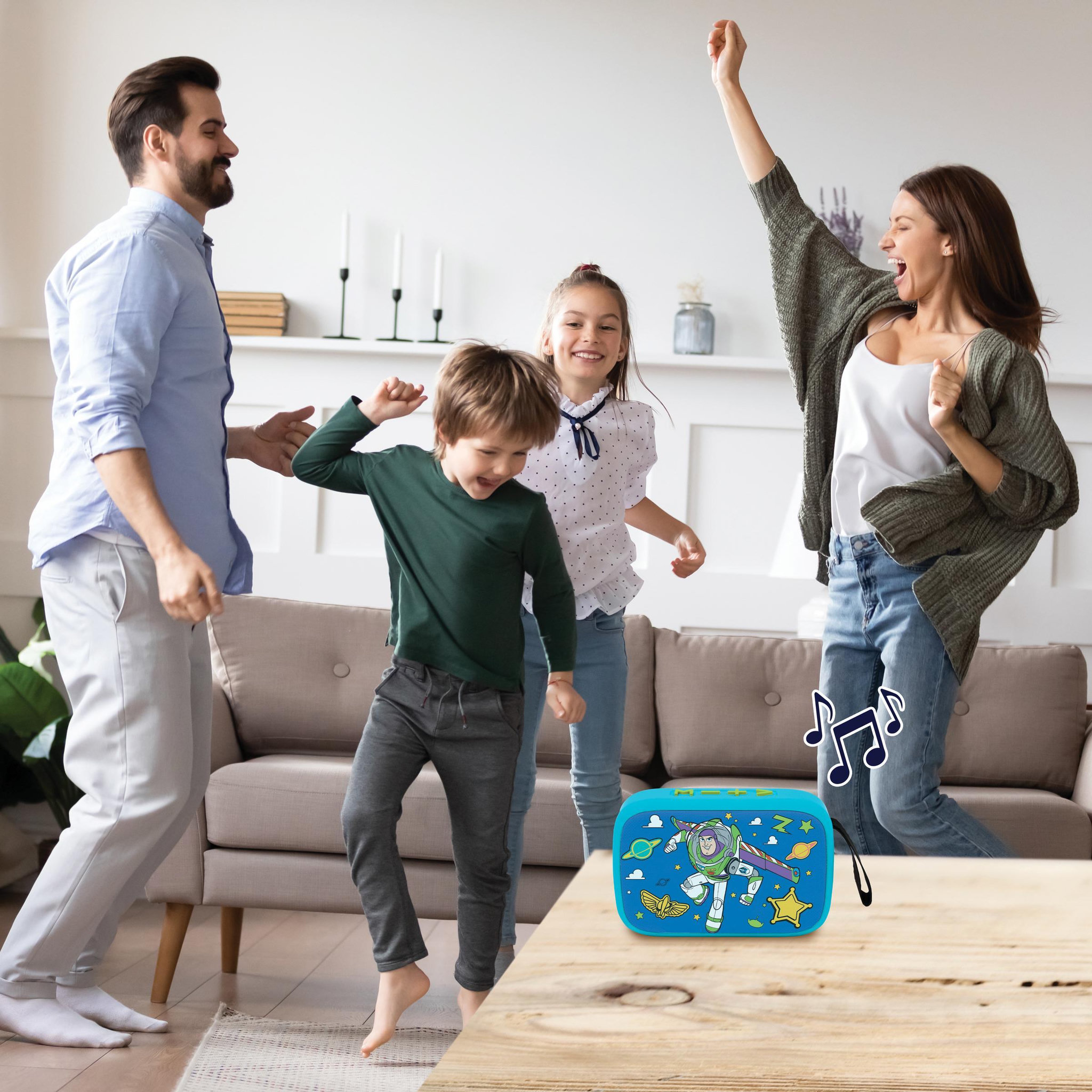 Voir la diapositive 5 : Lexibook Enceinte Bluetooth Portable Toy Story