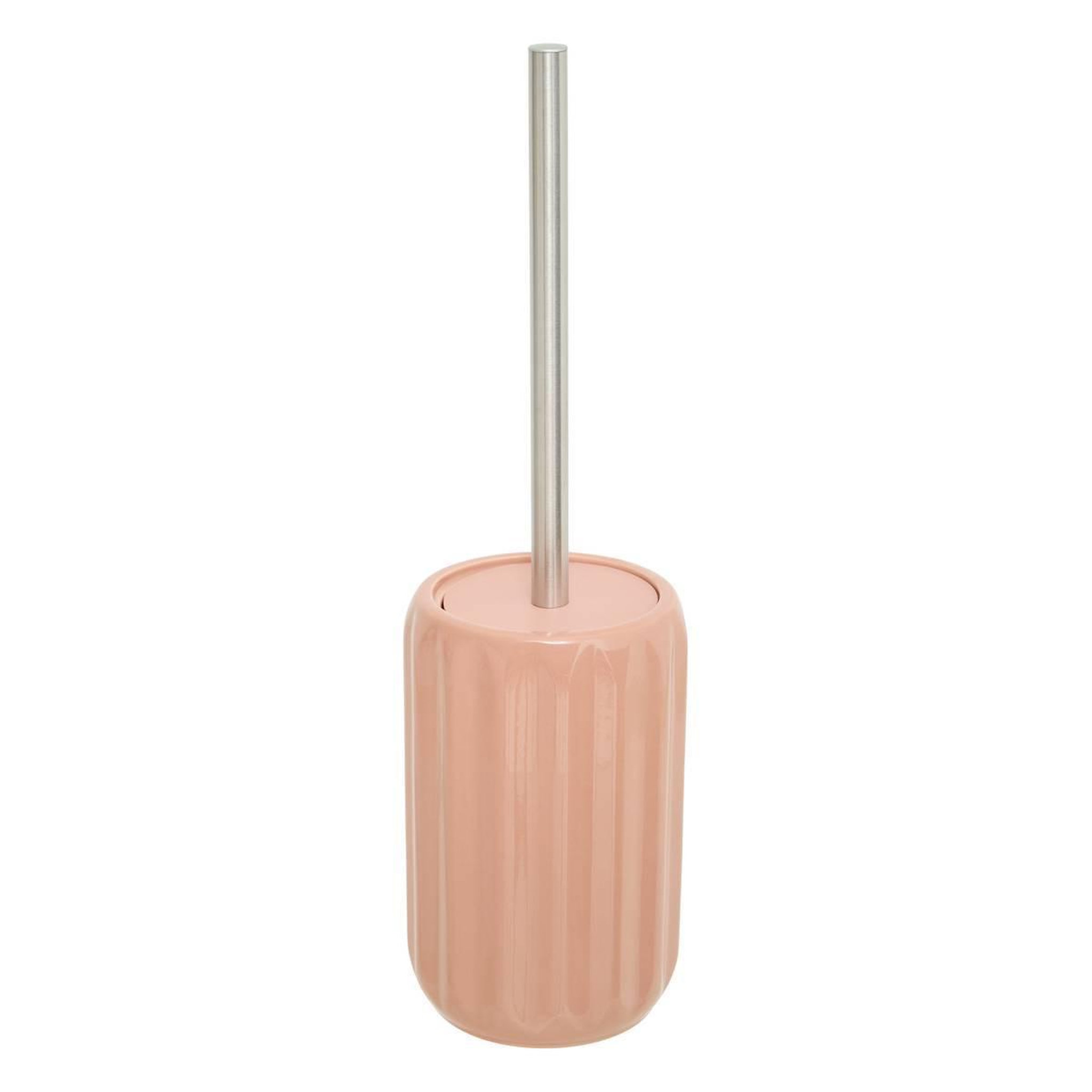FIVE Brosse wc en grès  suny colorama  40cm rose blush
