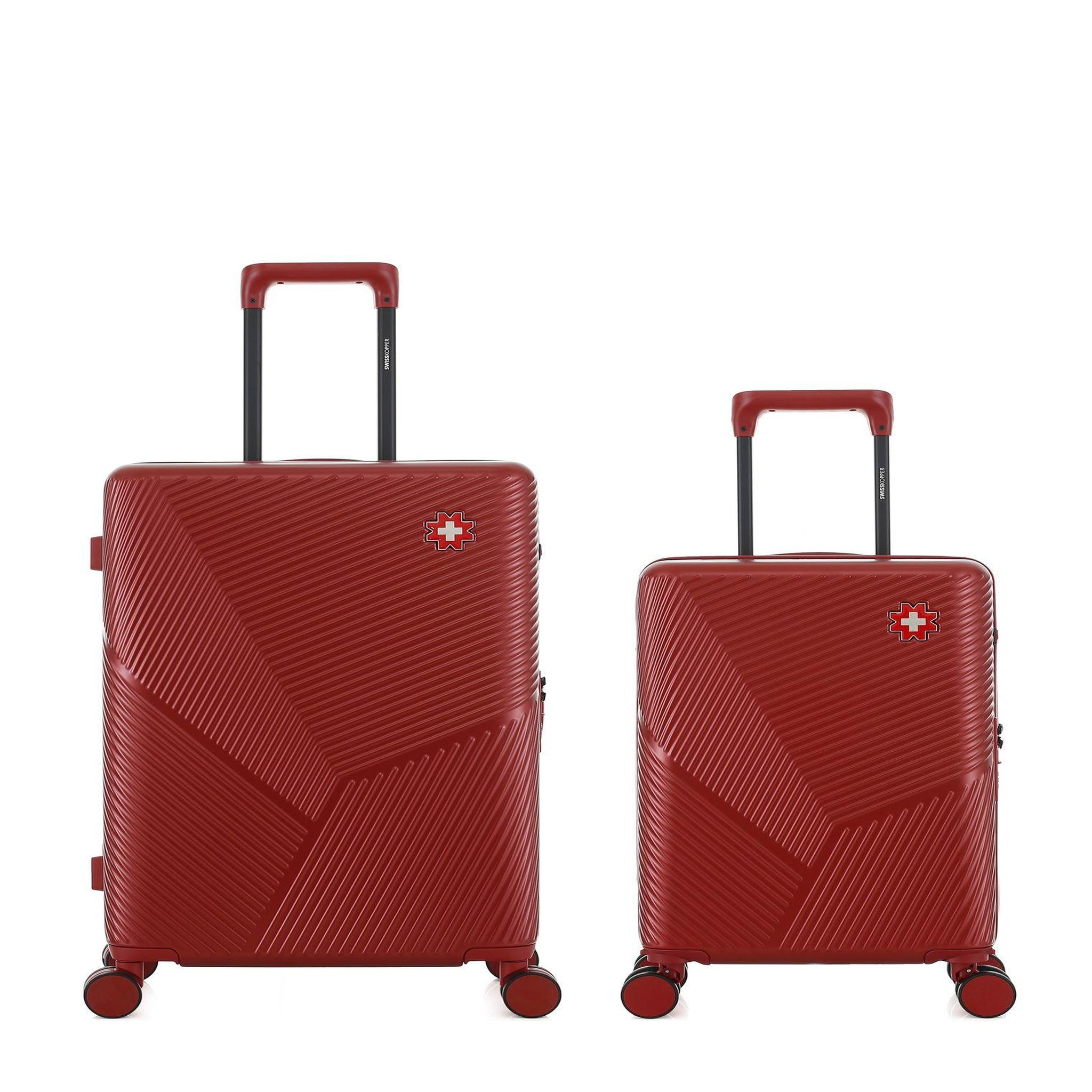 SWISS KOPPER Lot de 2 Valises Rigides Taille Moyenne et Cabine XS FRIBOURG