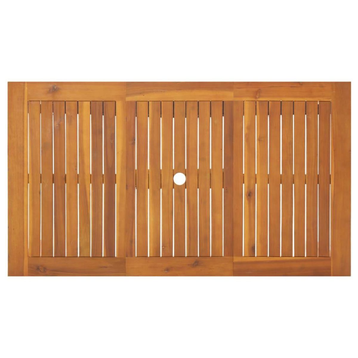 VIDAXL Table de jardin 140x80x74 cm Bois d'acacia massif