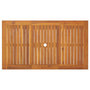 Voir la diapositive 4 : VIDAXL Table de jardin 140x80x74 cm Bois d'acacia massif