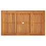 Voir la diapositive 4 : VIDAXL Table de jardin 140x80x74 cm Bois d'acacia massif