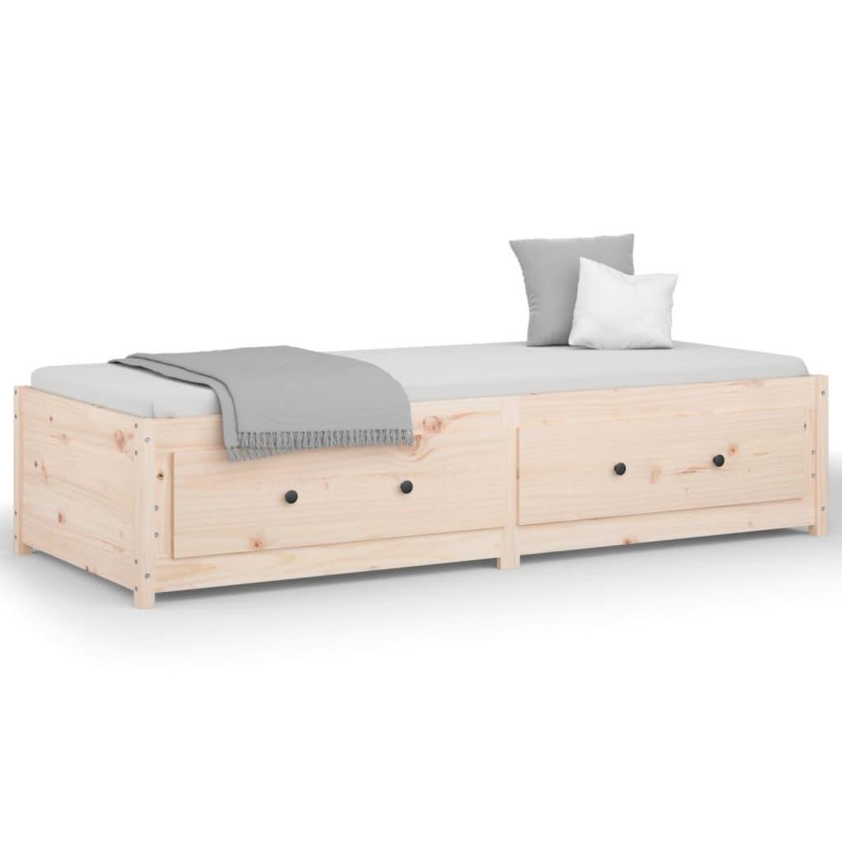 VIDAXL Lit de jour sans matelas 90x200 cm bois de pin massif
