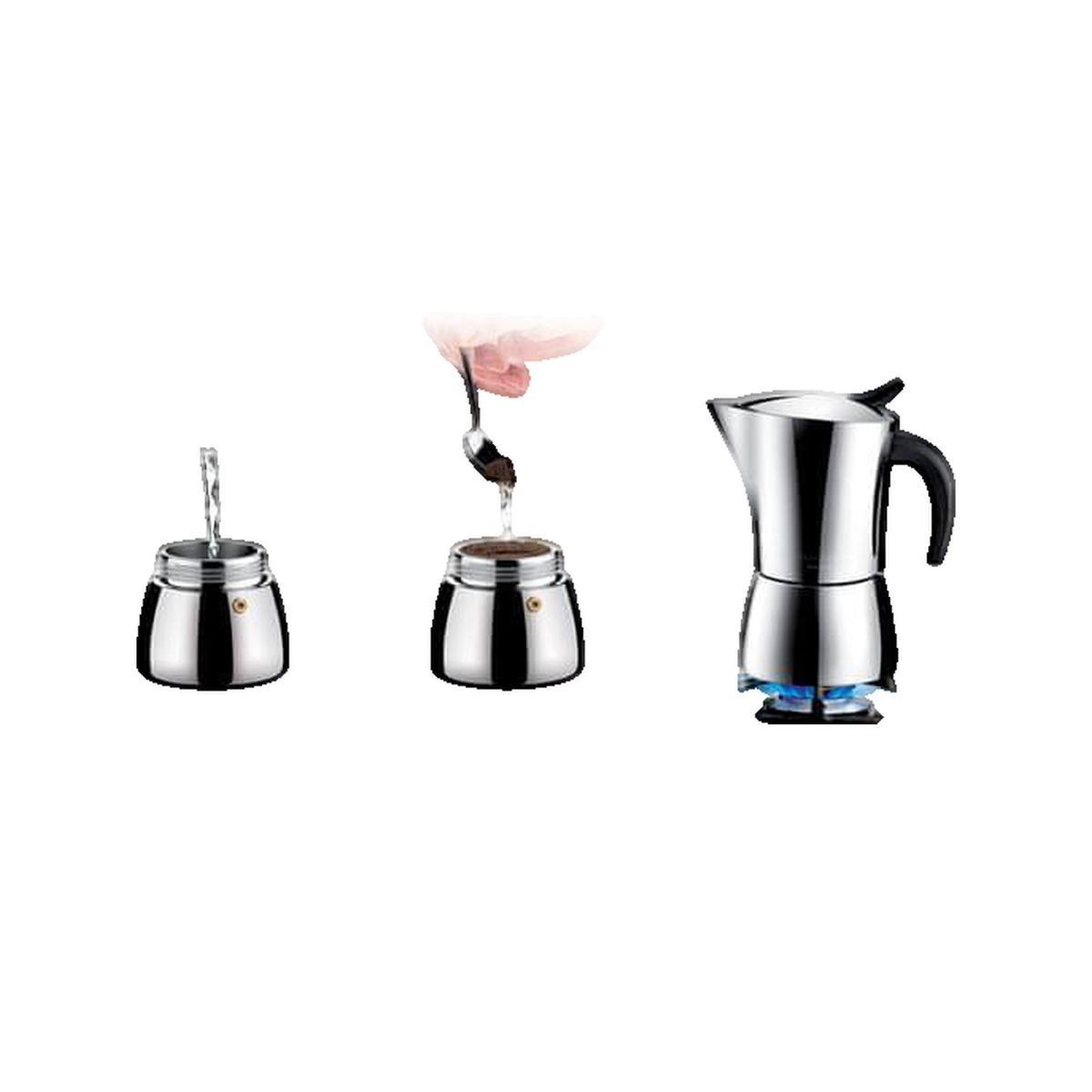 Voir la diapositive 2 : Tescoma Cafetière Tescoma Chic acier inoxydable