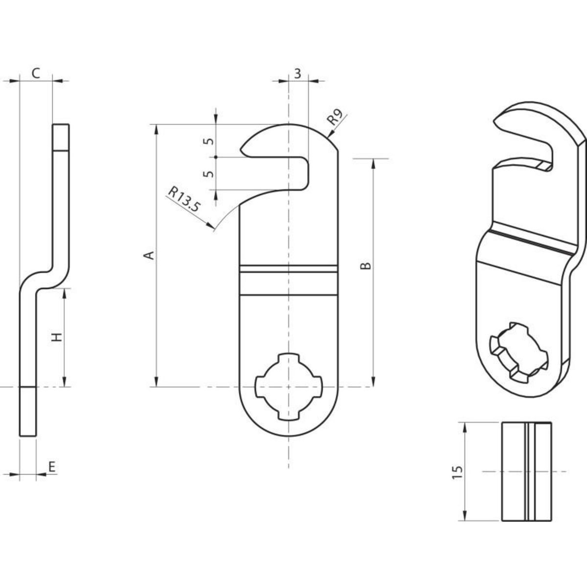 RONIS Came plate 4929 02 4929A1 RONIS 72617