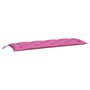 Voir la diapositive 5 : VIDAXL Coussins de banc de jardin lot de 2 rose 150x50x7 cm tissu