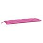 Voir la diapositive 5 : VIDAXL Coussins de banc de jardin lot de 2 rose 150x50x7 cm tissu