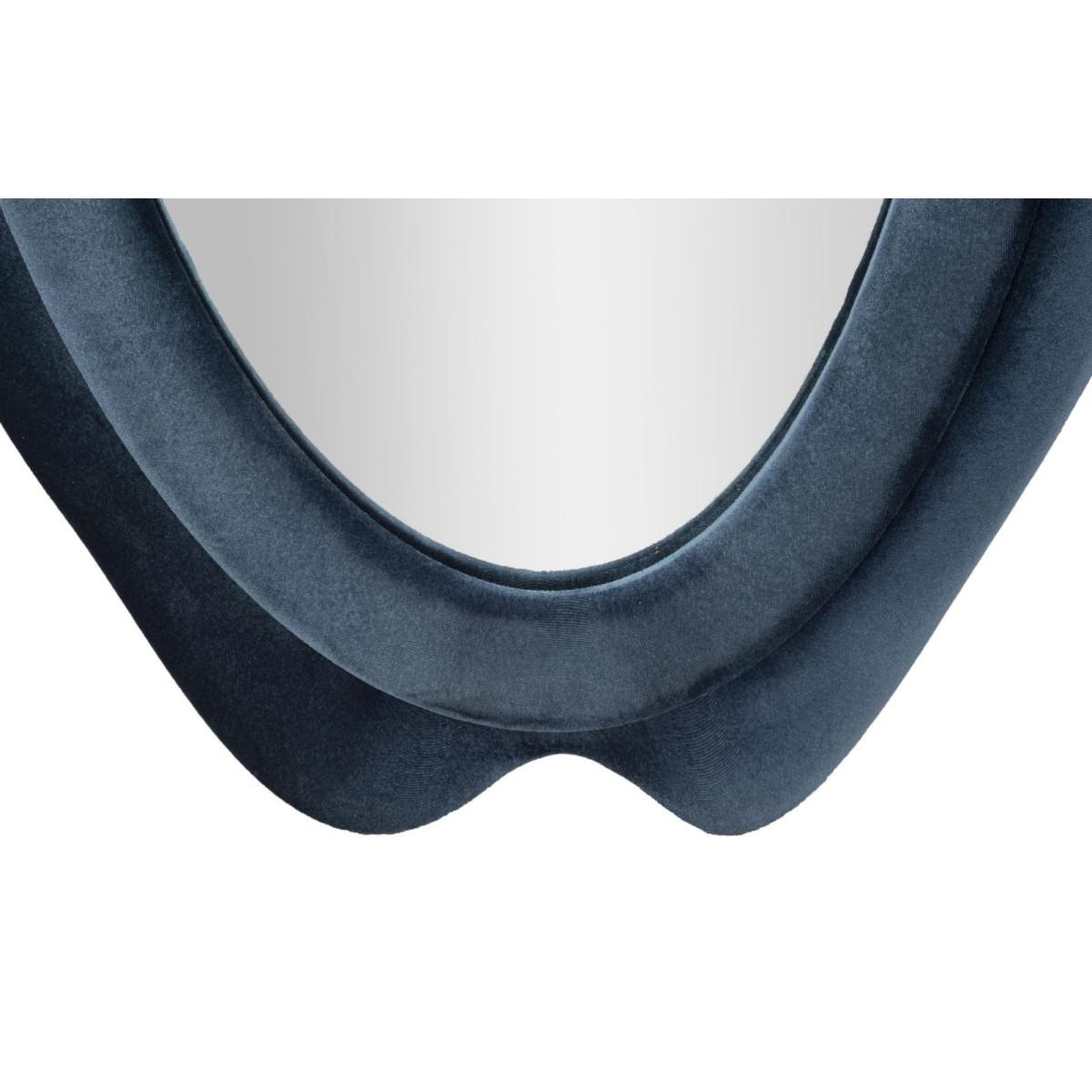Voir la diapositive 5 : Paris Prix Miroir Mural en Velours  Chanel  160cm Bleu