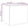 Voir la diapositive 6 : VIDAXL Jardiniere 32x30x29 cm acier corten