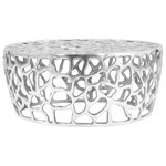 VIDAXL Table basse Aluminium moule 70x30 cm Argente