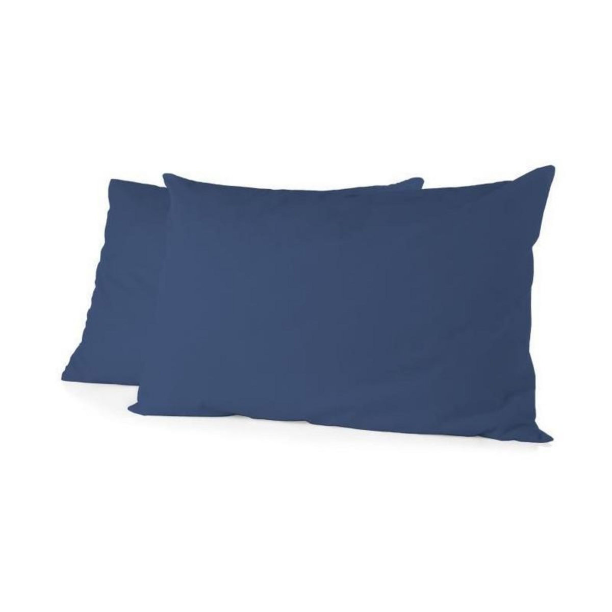 LOVELY HOME LOVELY HOME Lot de 2 taies de traversin - 85 x 185 cm - 100% coton - Bleu
