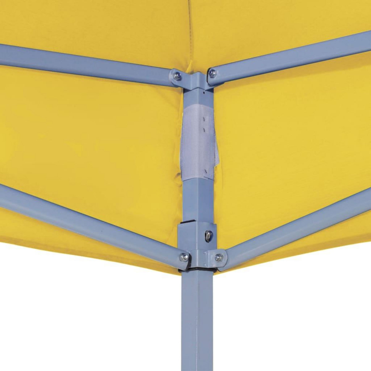VIDAXL Toit de tente de reception 3x3 m Jaune 270 g/m^2