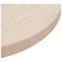 Voir la diapositive 4 : VIDAXL Dessus de table Ø50x2,5 cm Bois de pin massif