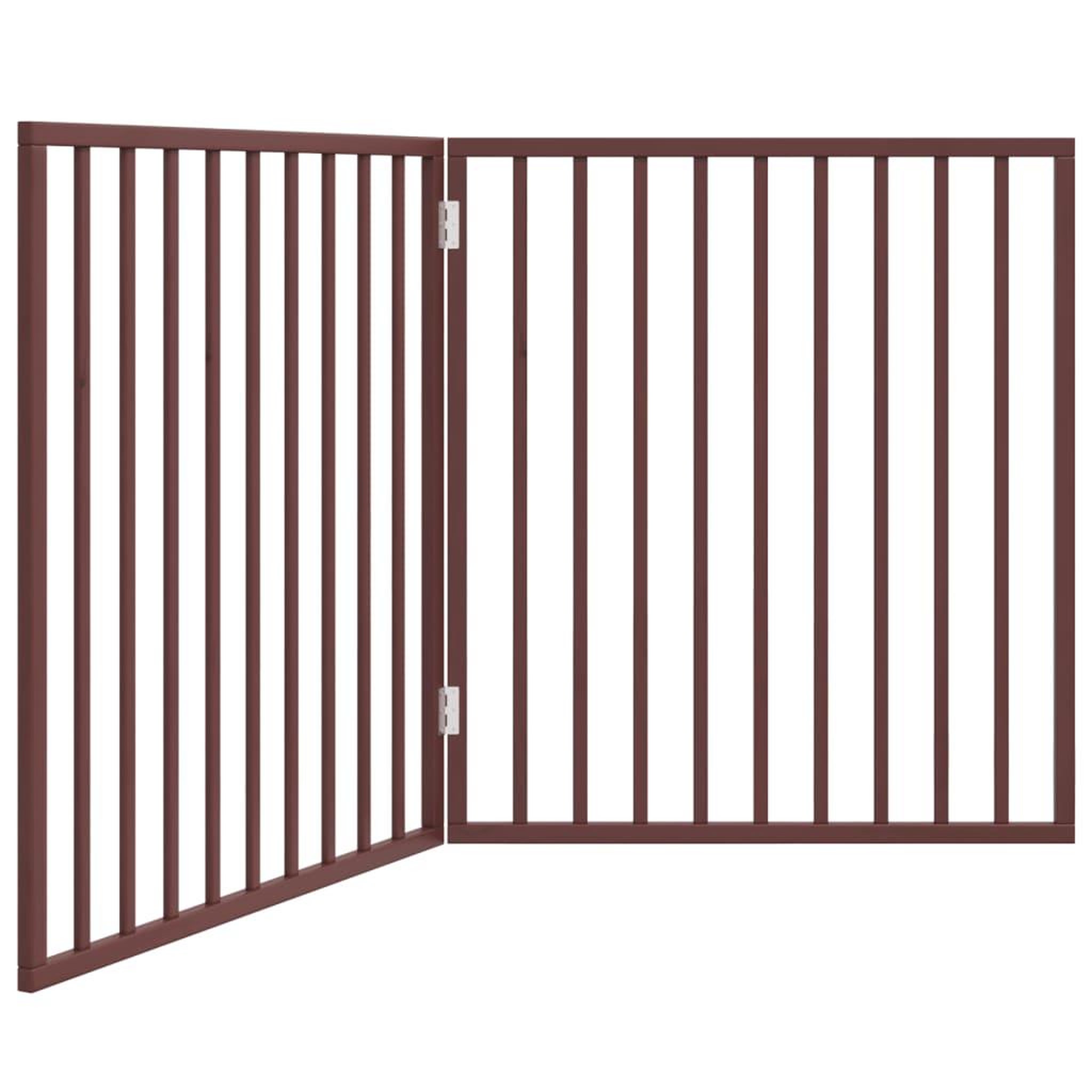 Voir la diapositive 2 : VIDAXL Barriere pour chien pliable 2 panneaux 160 cm bois de peuplier