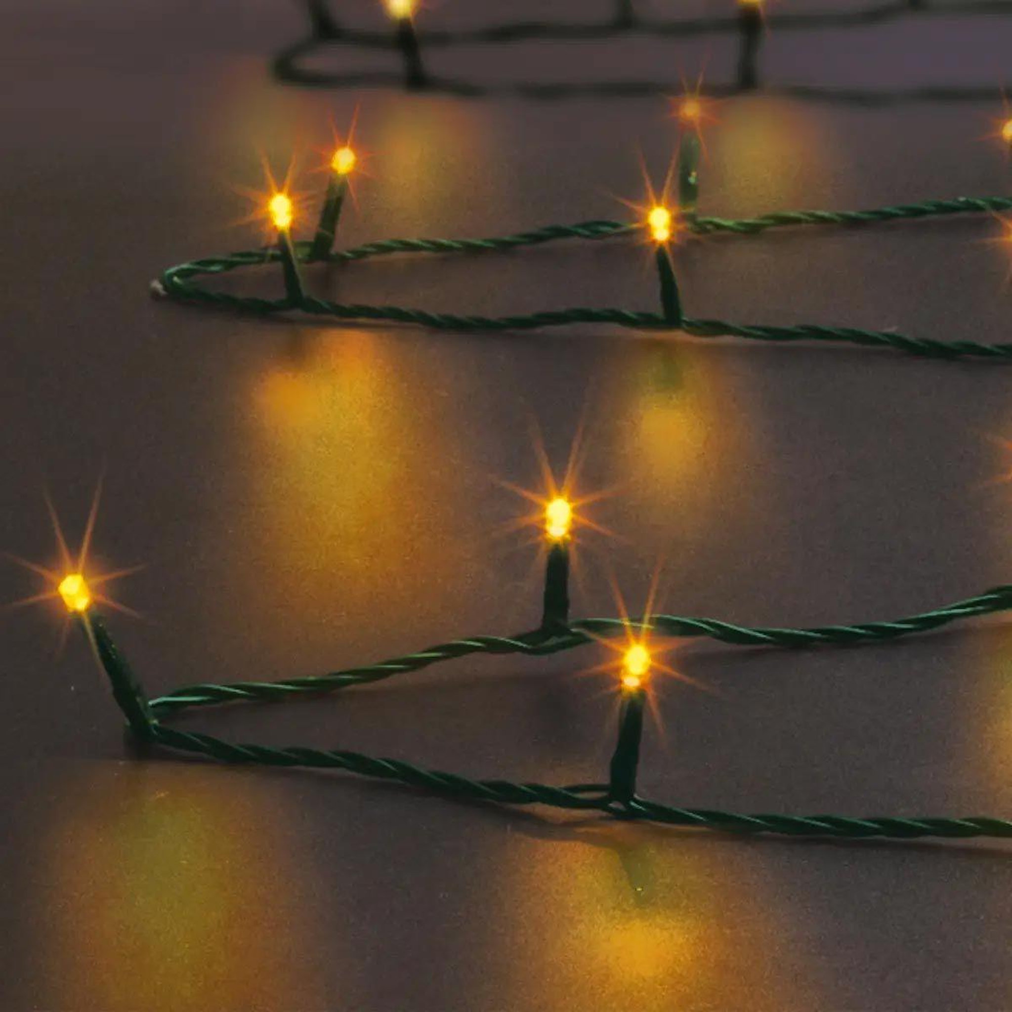 FEERIC LIGHT & CHRISTMAS Guirlande lumineuse extérieur  120 led  12m blanc chaud