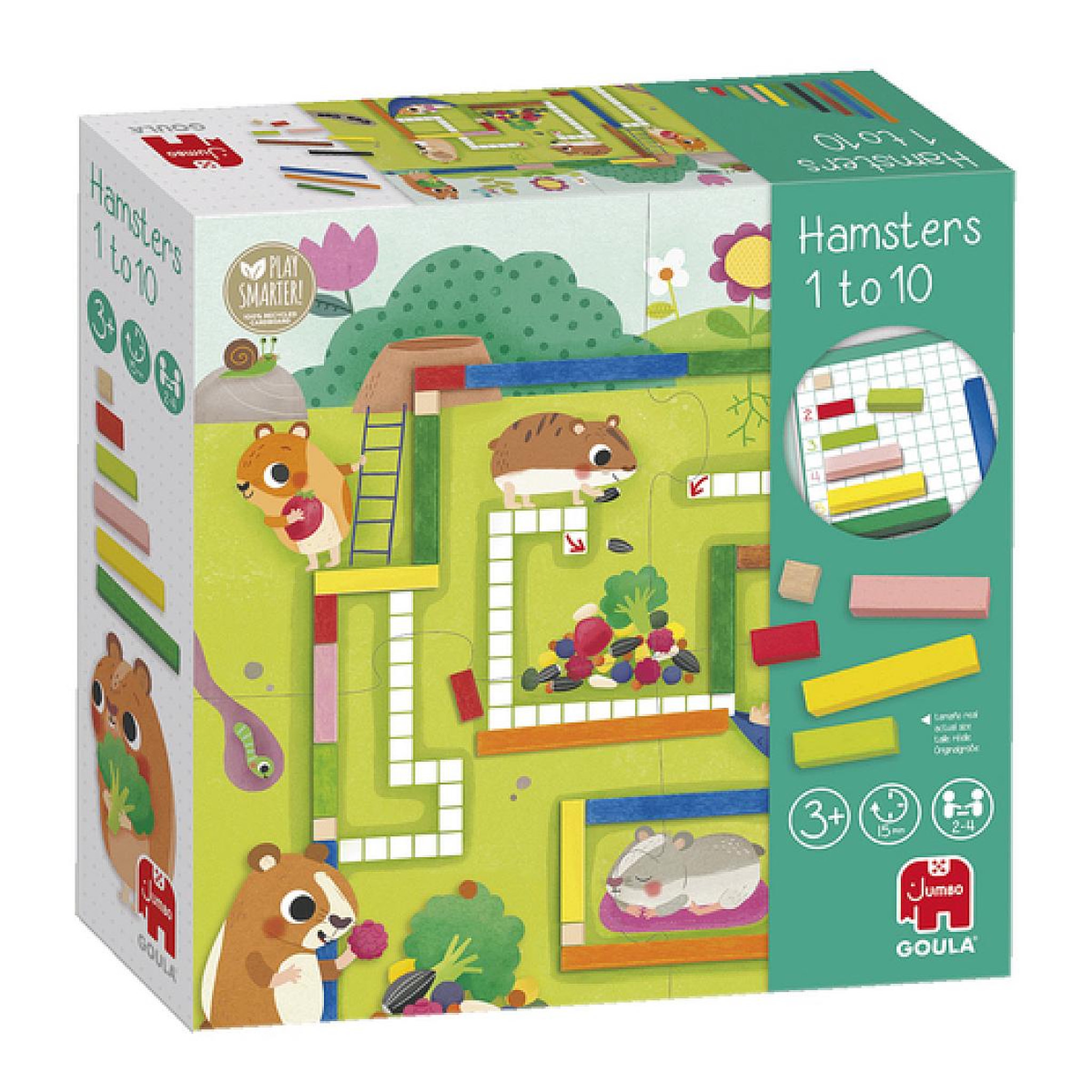 Goula Hamsters de 1 à 10 - j'apprends à compter