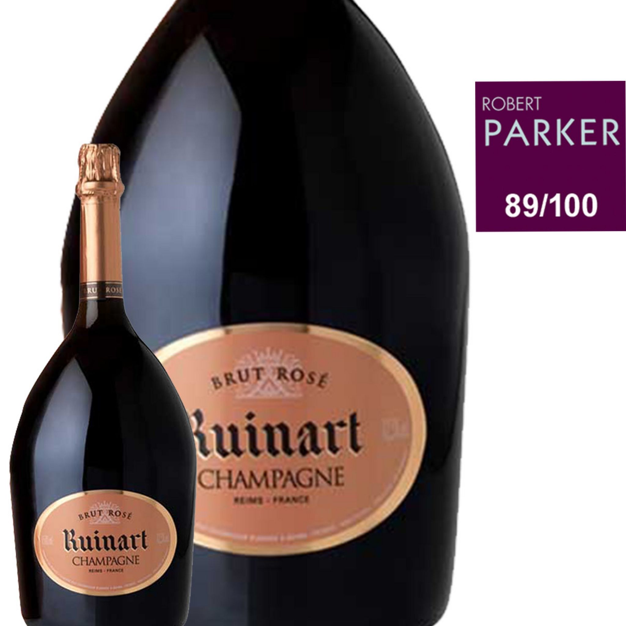 Ruinart Magnum Champagne Ruinart Rosé Brut pas cher Auchan.fr