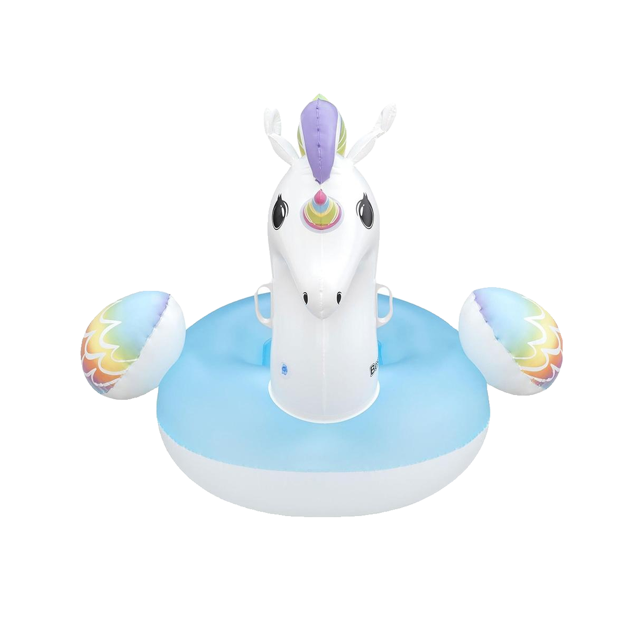 Voir la diapositive 3 : BESTWAY Bouée à chevaucher Fantasy Unicorn