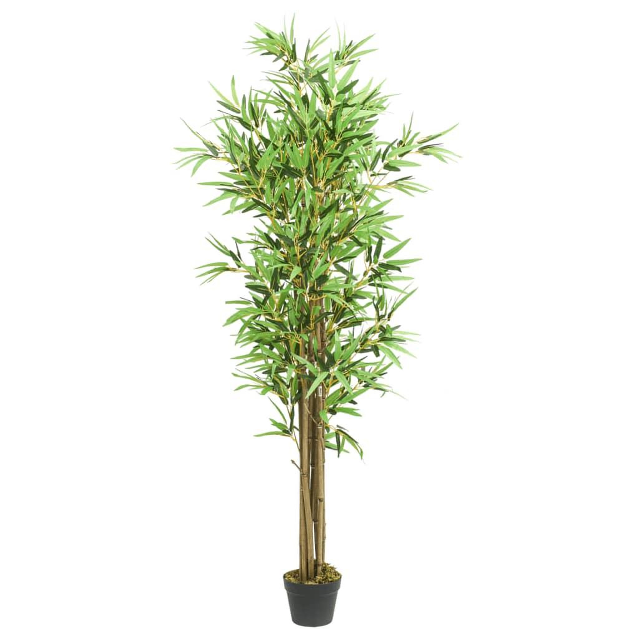 VIDAXL Bambou artificiel 1288 feuilles 180 cm vert