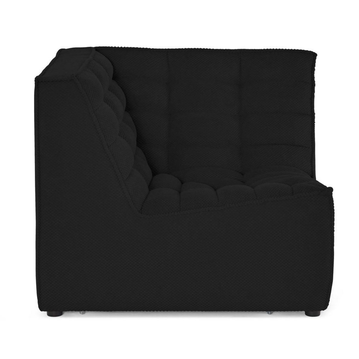 LISA DESIGN Ellie - module d'angle en velours texturé