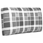 VIDAXL Canape palette 2 places avec coussins Pin impregne de gris