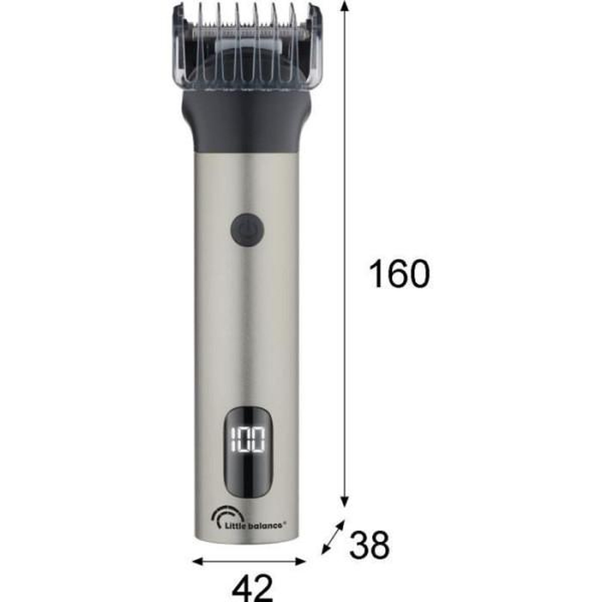 Voir la diapositive 4 : LITTLE BALANCE Tondeuse  barbe multifonctions - 8789