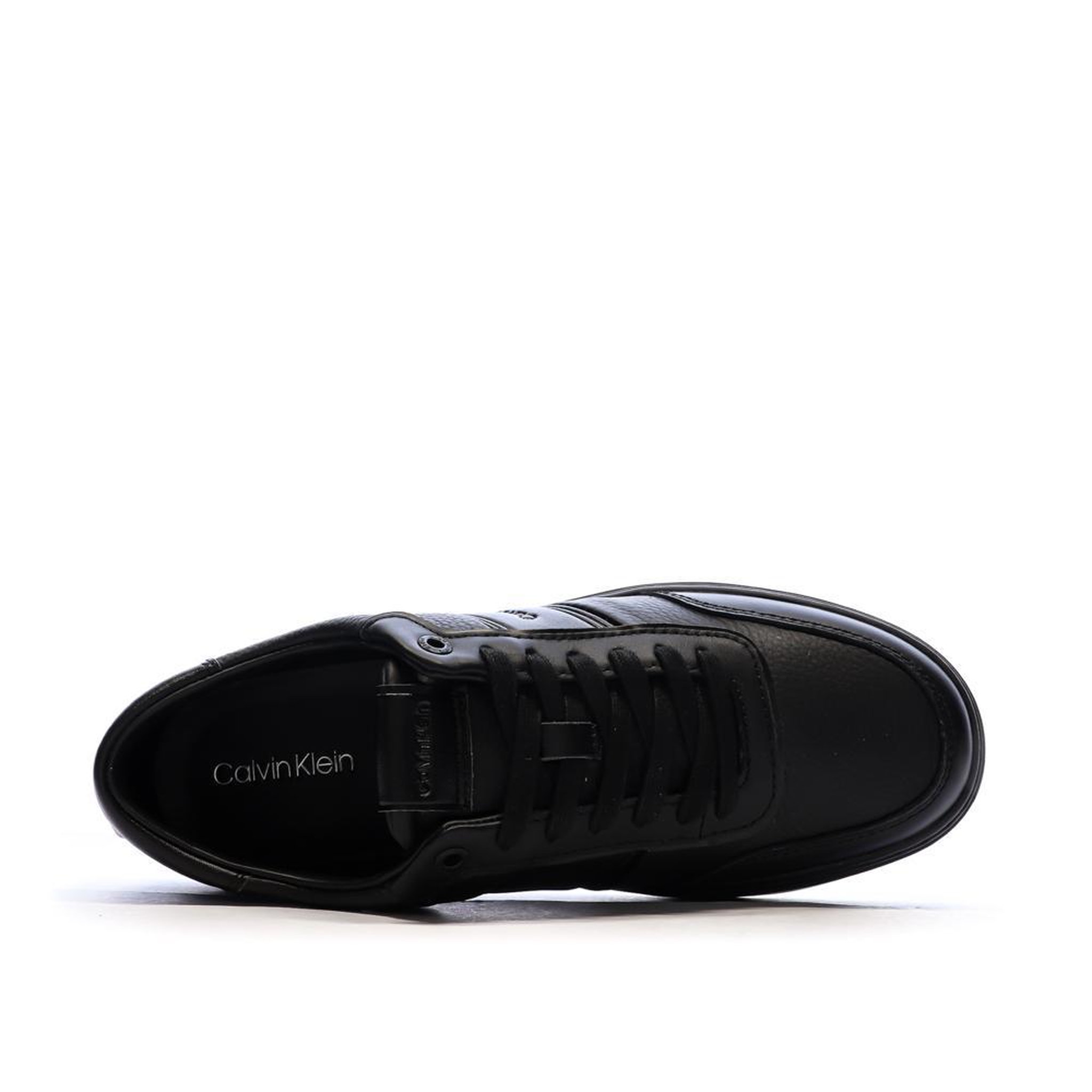 Voir la diapositive 4 : CALVIN KLEIN JEANS Baskets Noires Homme Calvin Klein Jeans Clean