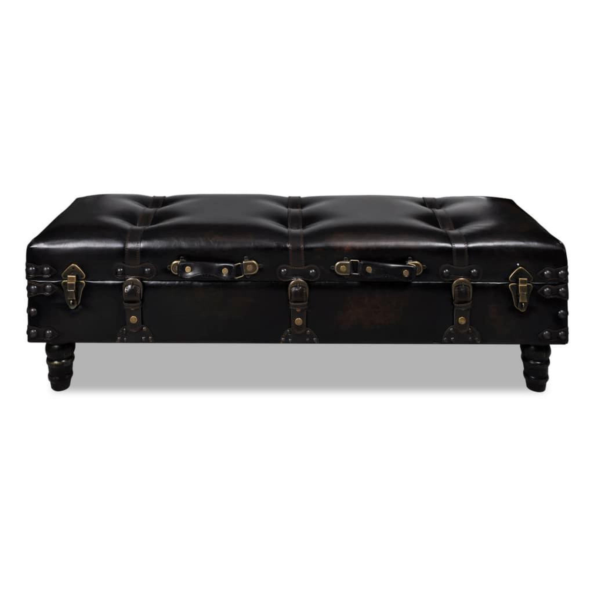 Voir la diapositive 2 : VIDAXL Banc long de rangement marron