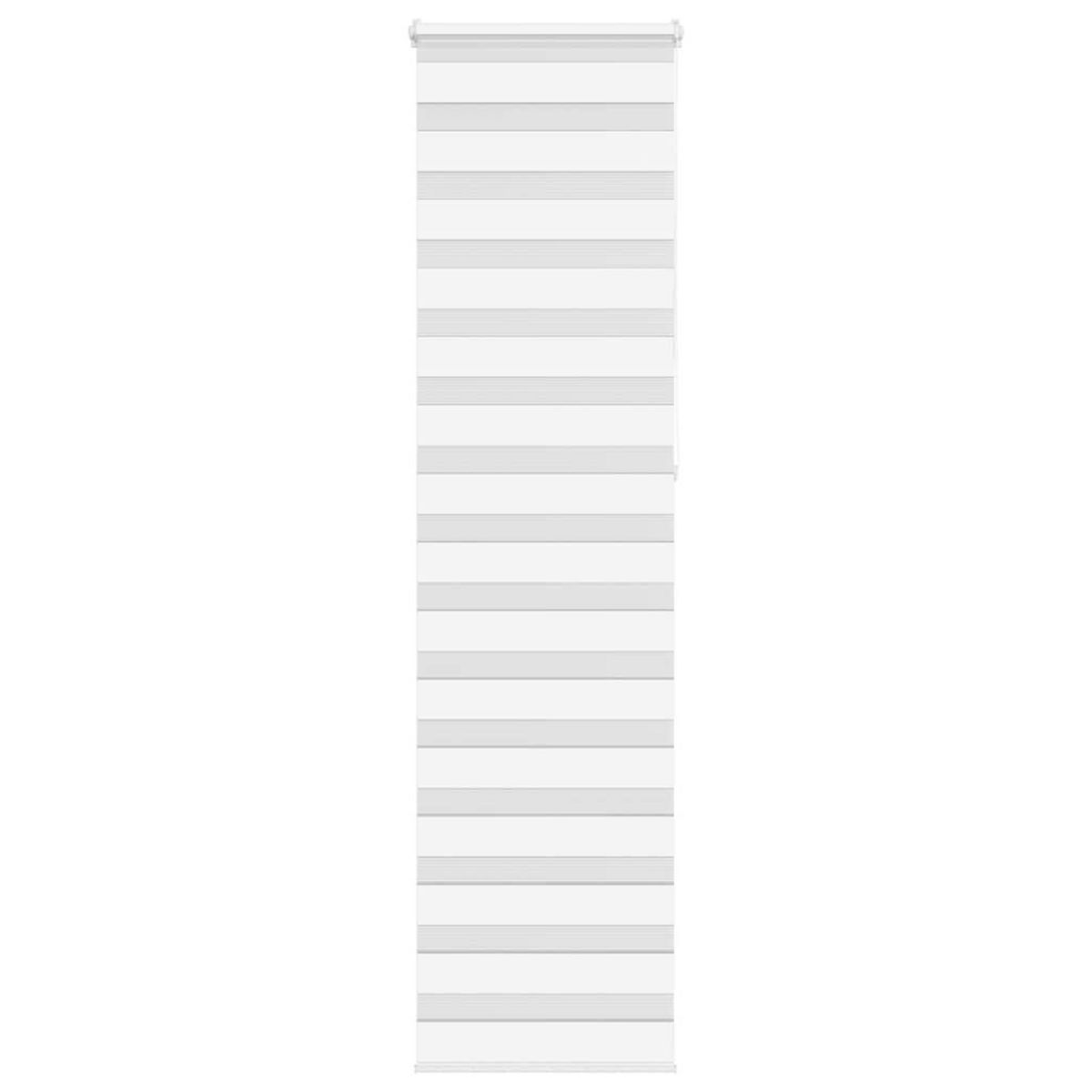 VIDAXL Store zebre blanc 60x230 cm largeur du tissu 55,9 cm polyester