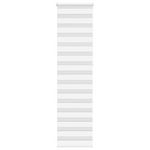 VIDAXL Store zebre blanc 60x230 cm largeur du tissu 55,9 cm polyester