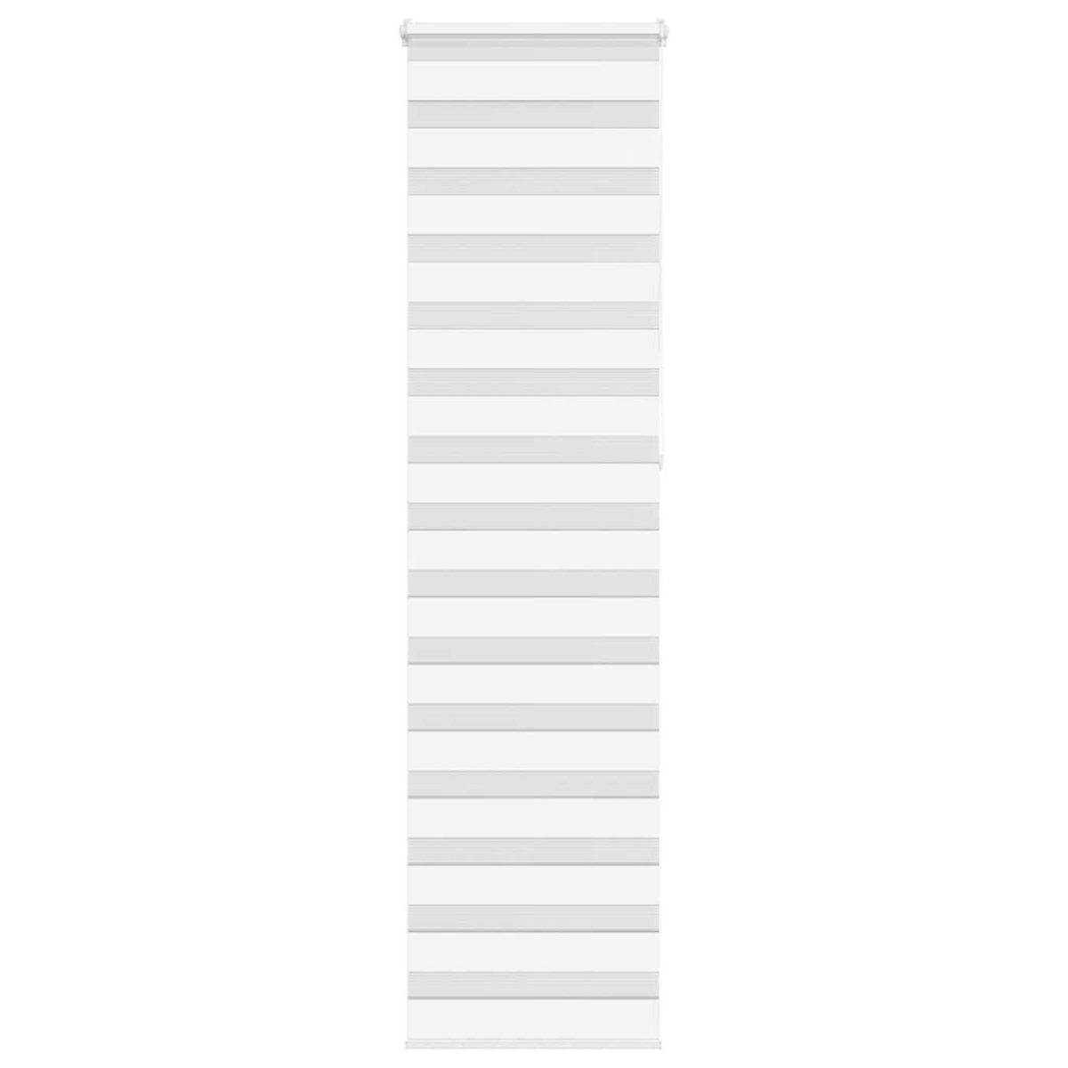 VIDAXL Store zebre blanc 60x230 cm largeur du tissu 55,9 cm polyester