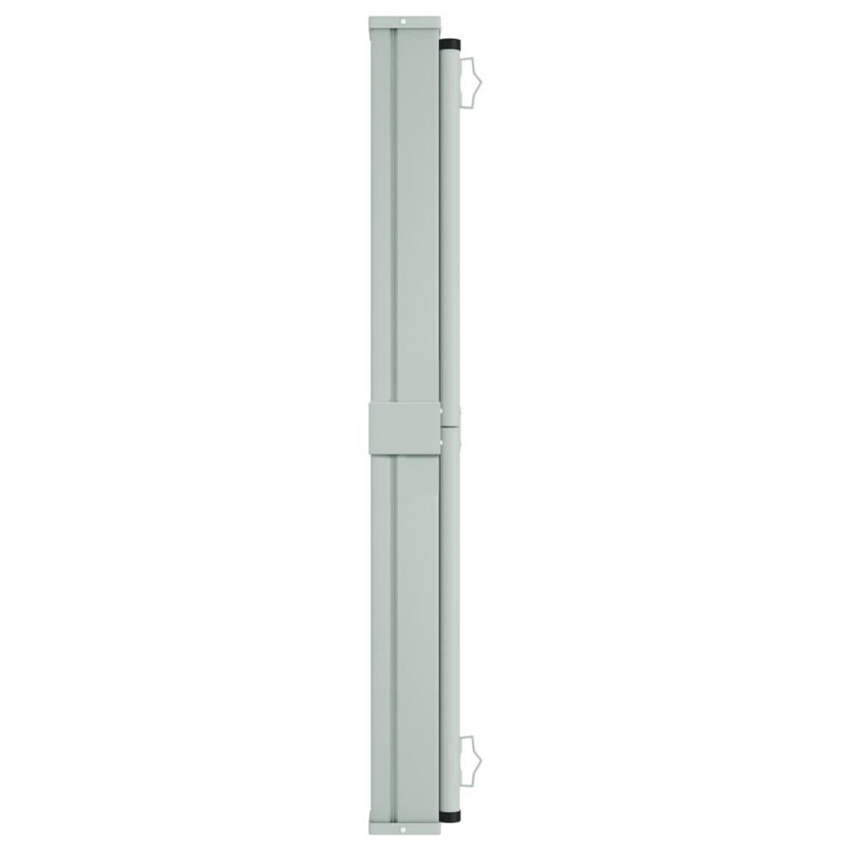 VIDAXL Auvent lateral retractable de patio 600x160 cm bleu