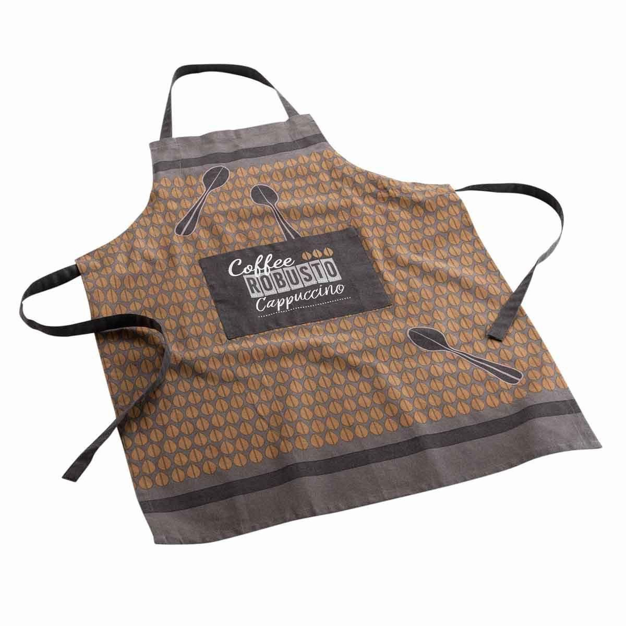 Douceur d'Intérieur Tablier de cuisine  cappuccino  84cm marron