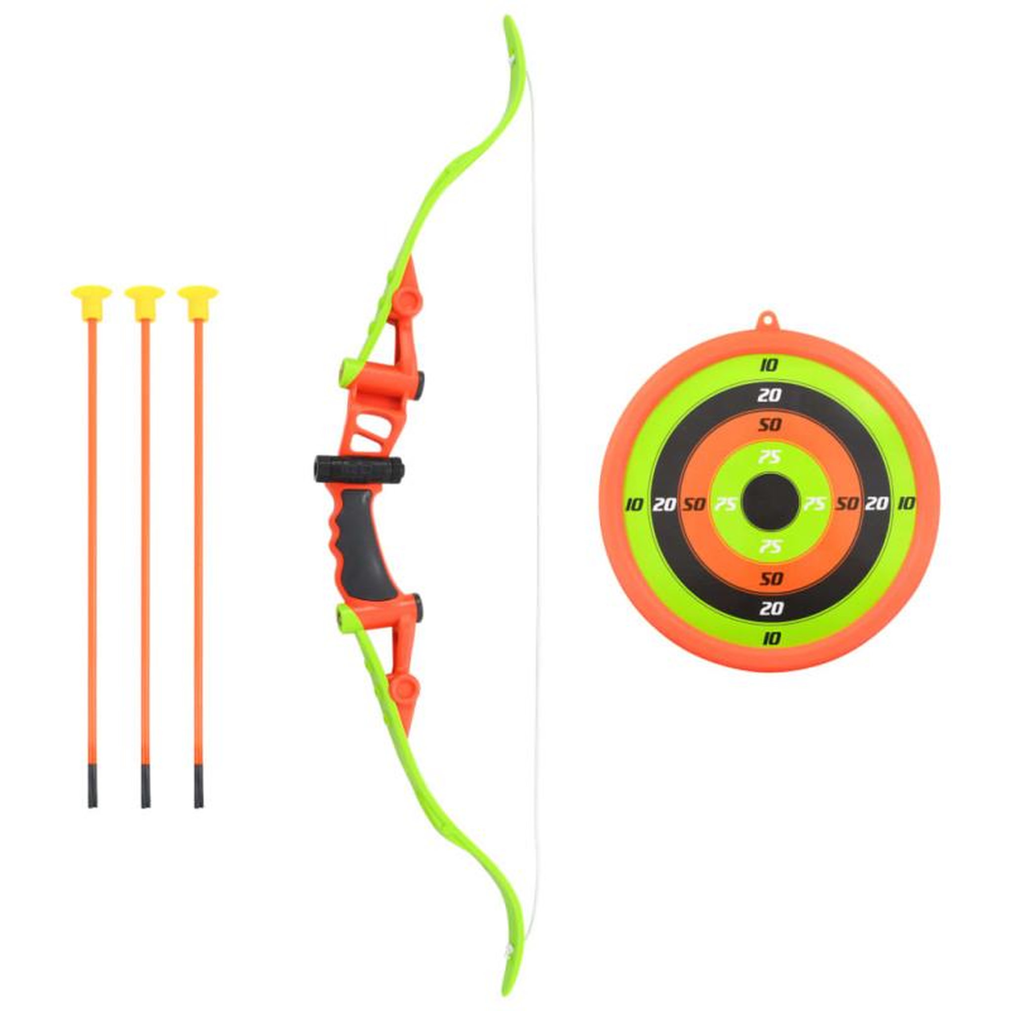 Voir la diapositive 1 : VIDAXL Ensemble de tir à l arc pour enfants 5 pcs 68 cm