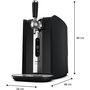 Voir la diapositive 3 : Philips Tireuse à bière HD3720/26 PerfectDraft Série 7000 métal, contrôle de température, 6L
