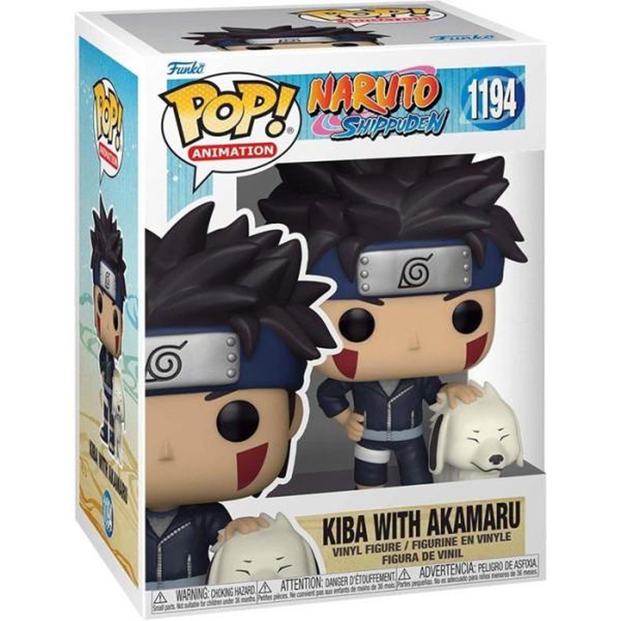Voir la diapositive 2 : Funko Figurine funko pop! - naruto shippuden kiba inuzuka avec akamaru - vinyle