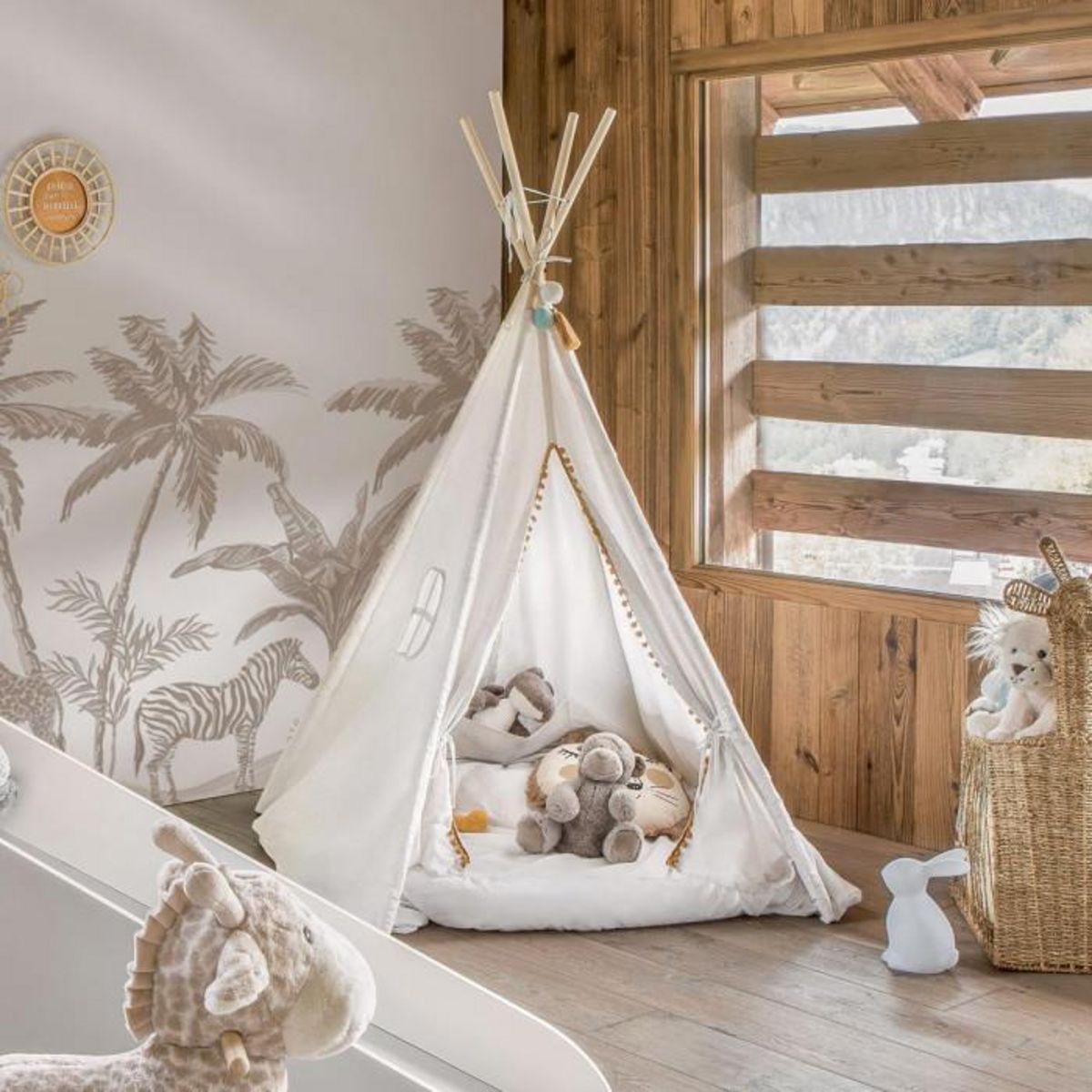 Atmosphera Kids Tipi Enfant Déco  Indien  160cm Beige