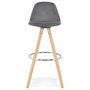 Voir la diapositive 2 : Paris Prix Tabouret de Bar Scandinave  Miro  97cm Gris & Naturel