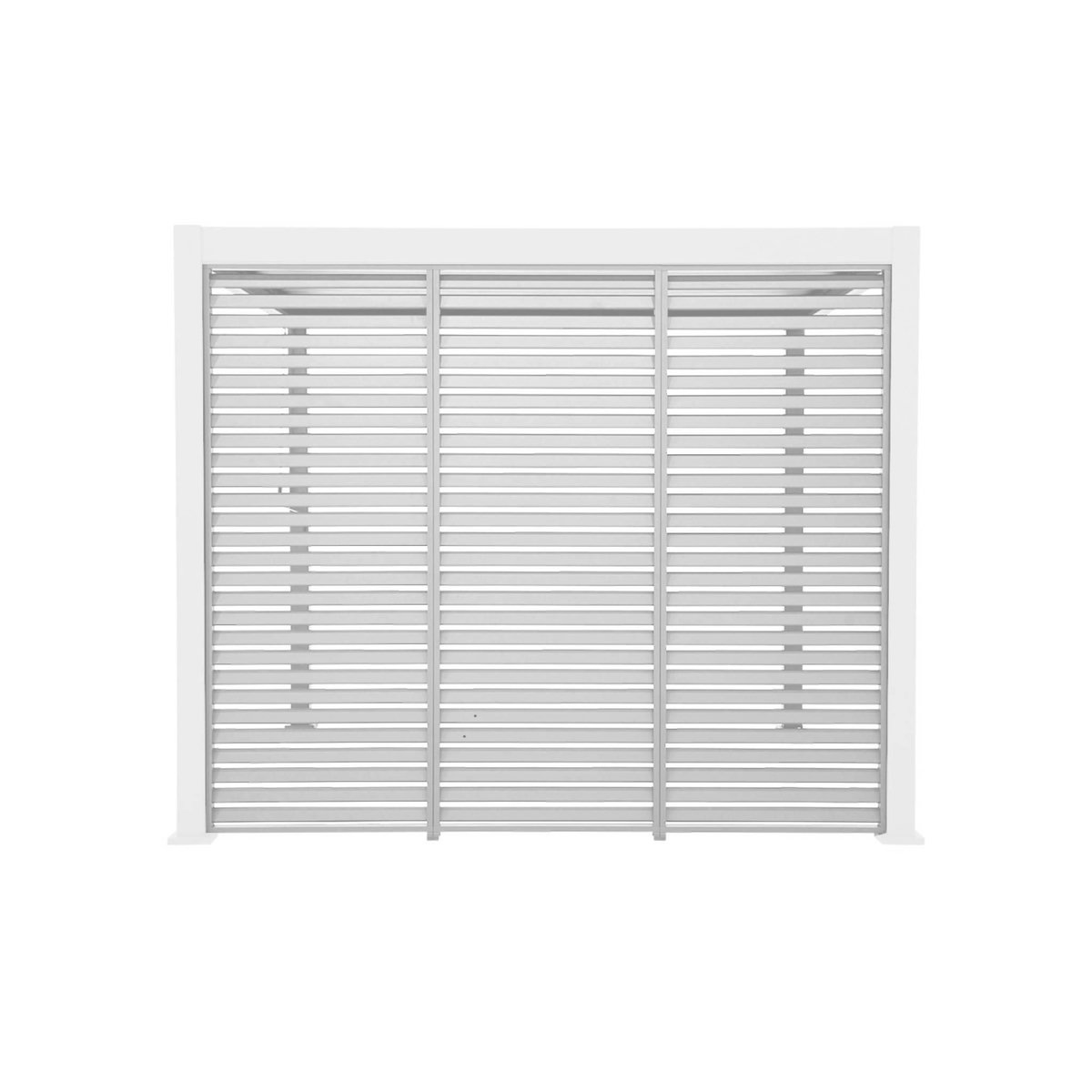 SWEEEK Lot de 3 persiennes 100cm pour pergola bioclimatique aluminium 3x3m V2 4x3m 6x3m Triomphe