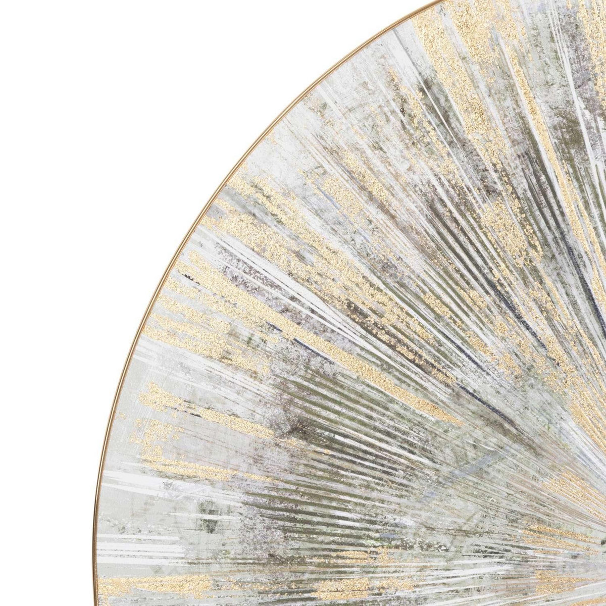 ATMOSPHERA Déco murale IZZI - Diam 80 cm - Gris