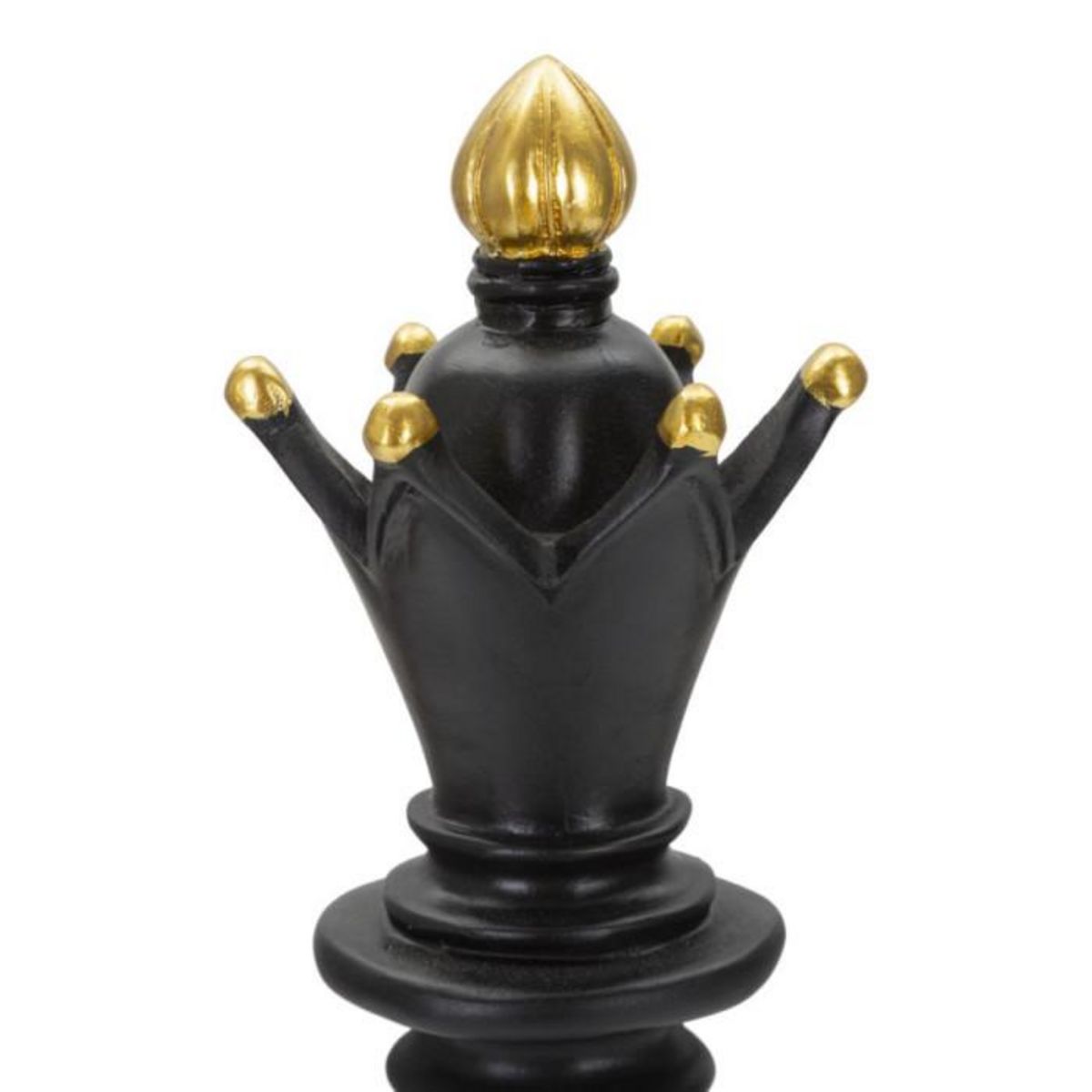 Paris Prix Pièce d'Échec Déco en Résine  Fou  38cm Noir