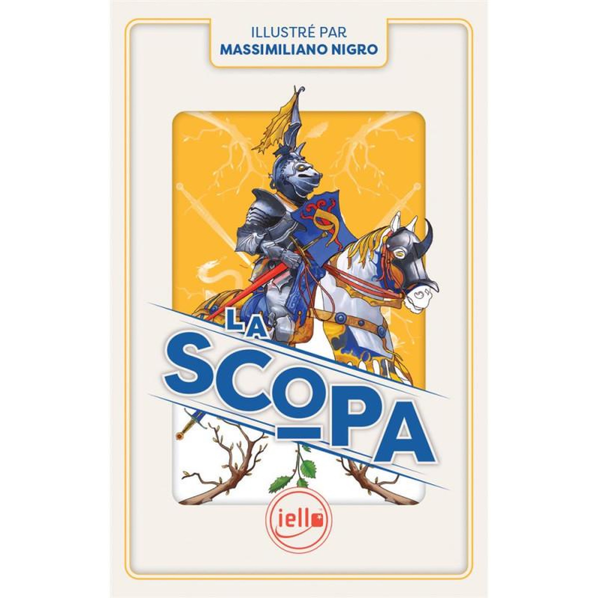 Iello Jeu classique Iello Cartes Traditionnelles Scopa