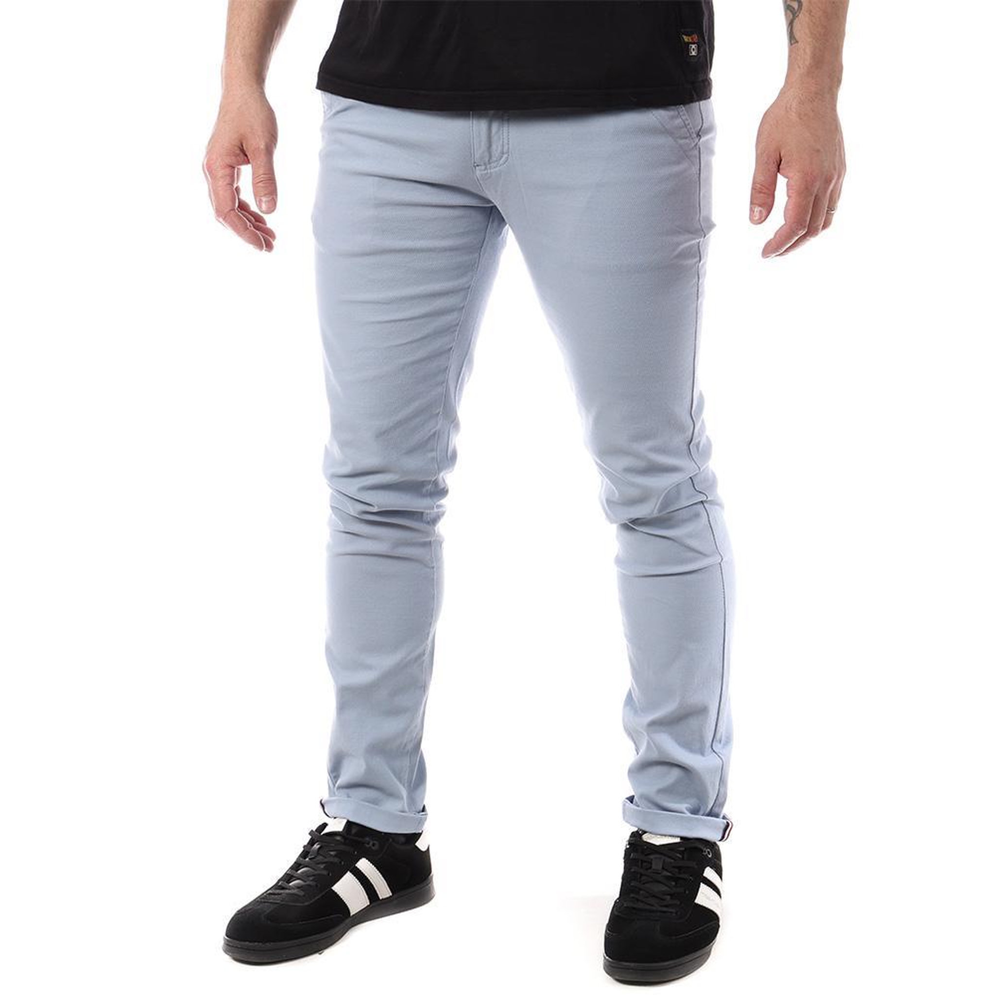 LA MAISON BLAGGIO Pantalon Chino  Clair Homme La Maison Blaggio Tyson. Coloris disponibles : Bleu