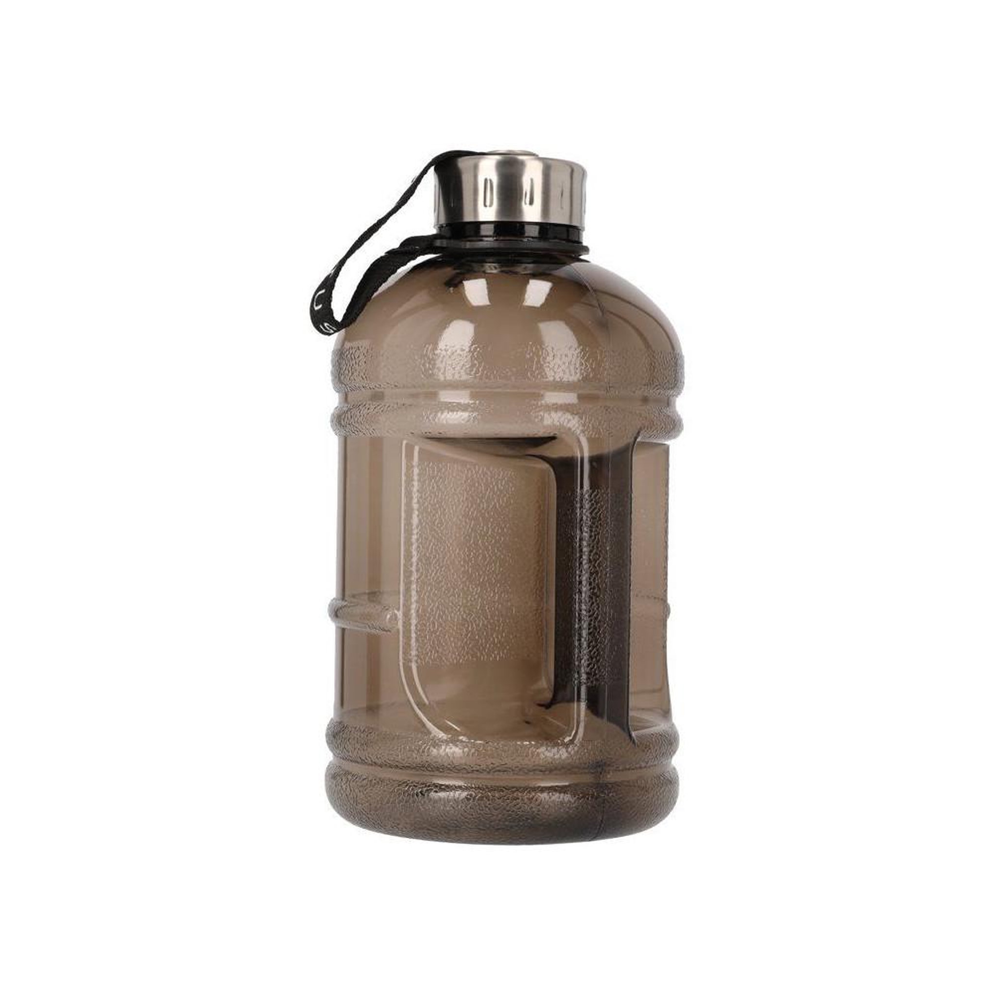 Voir la diapositive 2 : Bouteille de sport 1,9 l virtus stangi, bronze fumé, bouchon à vis étanche, poignée intégrée et dragonne