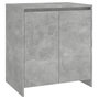Voir la diapositive 2 : VIDAXL Buffet Gris beton 70x41x75 cm Bois d'ingenierie