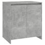Voir la diapositive 2 : VIDAXL Buffet Gris beton 70x41x75 cm Bois d'ingenierie