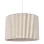 Voir la diapositive 1 : OSTARIA Suspension cylindrique lin métal Auréline écrue