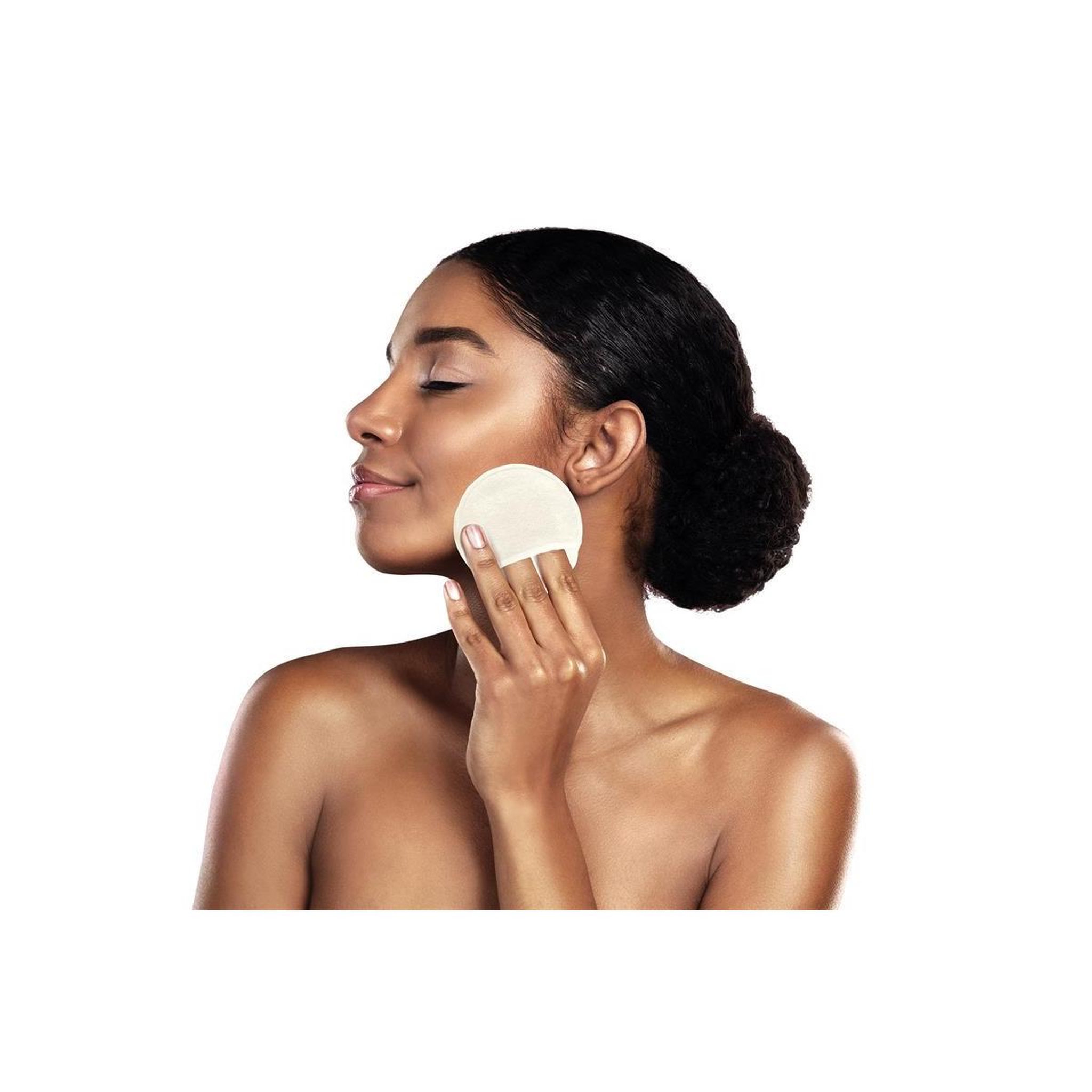 Voir la diapositive 2 : Cosmetic Club Lot de 2 disques démaquillant  lavable  15cm naturel