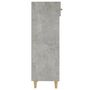 Voir la diapositive 5 : VIDAXL Armoire a chaussures Gris beton 30x35x105 cm Bois d'ingenierie