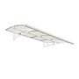 Voir la diapositive 2 : Canopia by PALRAM Marquise BORDEAUX 2230 Blanc